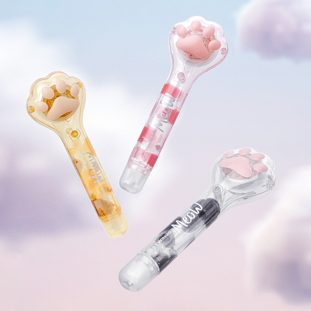 Correction Tape Roller - 고양이 발 교정 테이프, 만화 야옹,