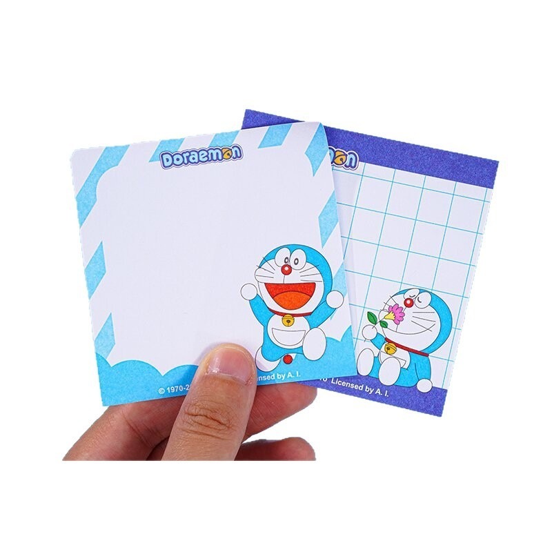 Is Stationery Office Supply - 4pcs 도라에몽 스티커 메모 애니메이션 학교