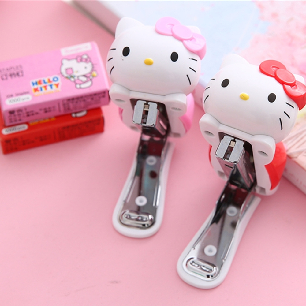 Office Supply Office Stationery Items - 정품 산리오 애니메이션 스테이플러 세트 헬로