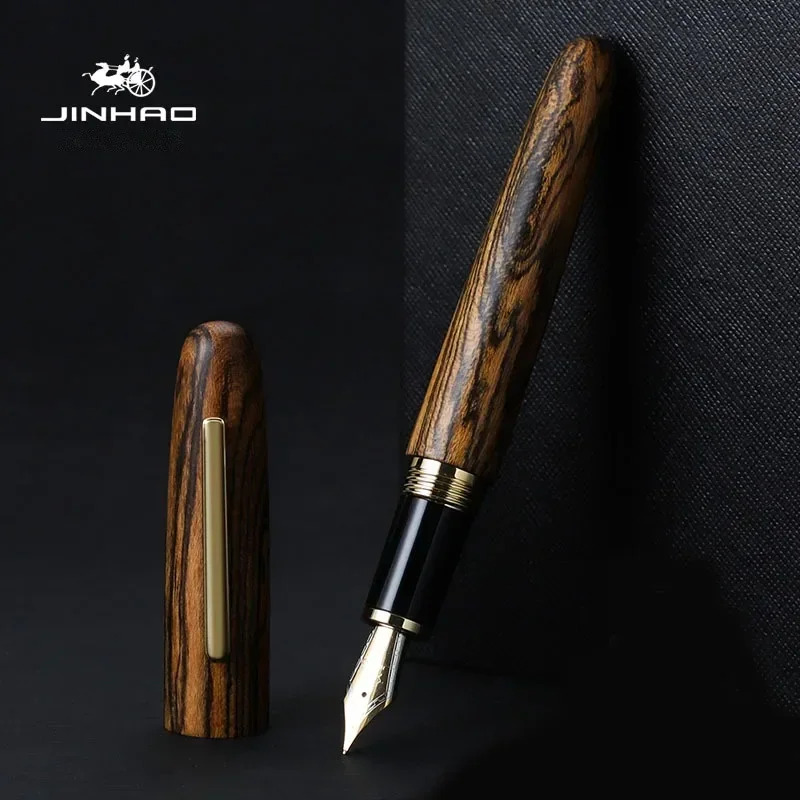 Stationery Supply Business - Jinhao 9056 천연 나무 수제 만년필