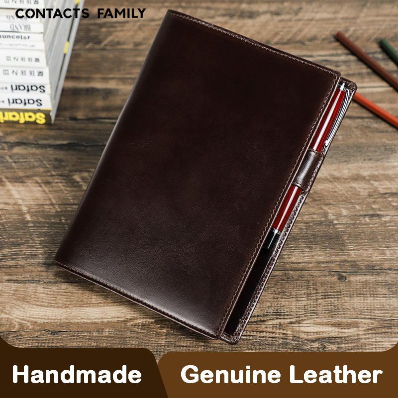 Stationery Supply Business - 수제 가죽 A5 노트북, 펜꽂이 노트북