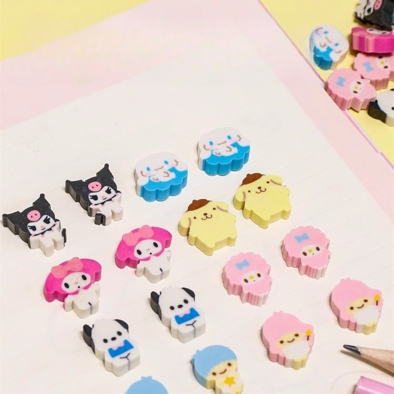 Office Supply Office Stationery Items - 카와이 헬로 키티 지우개 귀여운 만화