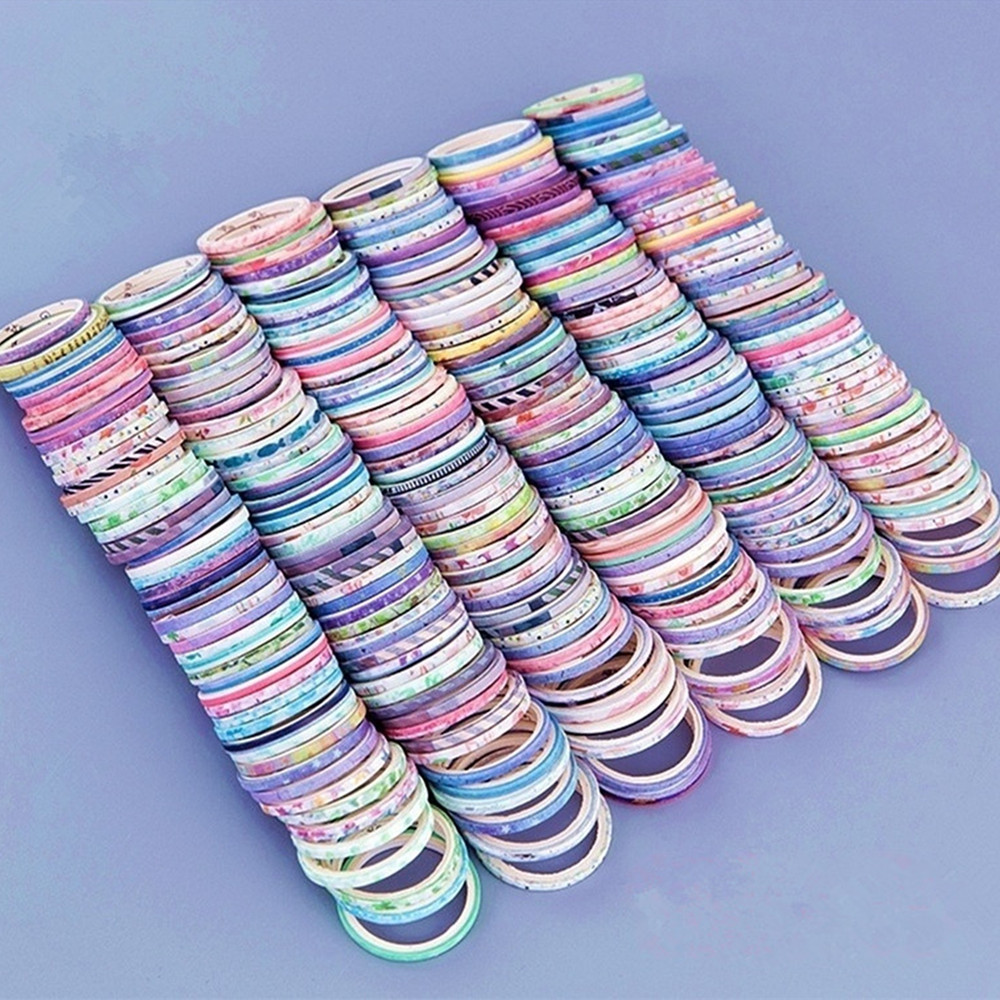 Washi Tape Set - 20/50 롤 와시 테이프 세트, 호일