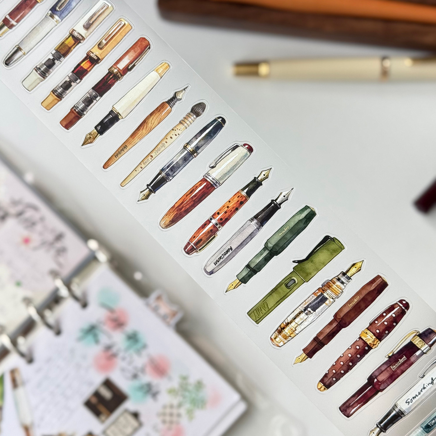 Washi Tape Set - DengDeng Studio 빈티지 드리미 펜 컬렉션