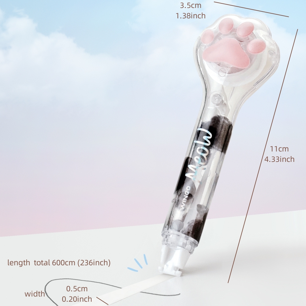 고양이 발 교정 테이프, 만화 야옹, 휴대용 크기 6m - Correction Tape Roller 리뷰 및 가격