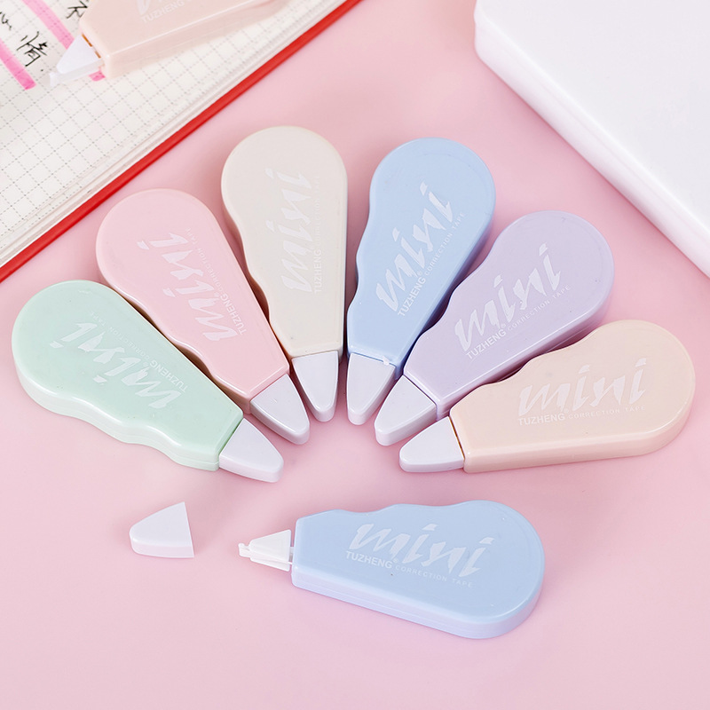 6개/세트 귀여운 마카롱 색상 수정 테이프, 학교, 사 - Correction Tape Roller 리뷰 및 가격