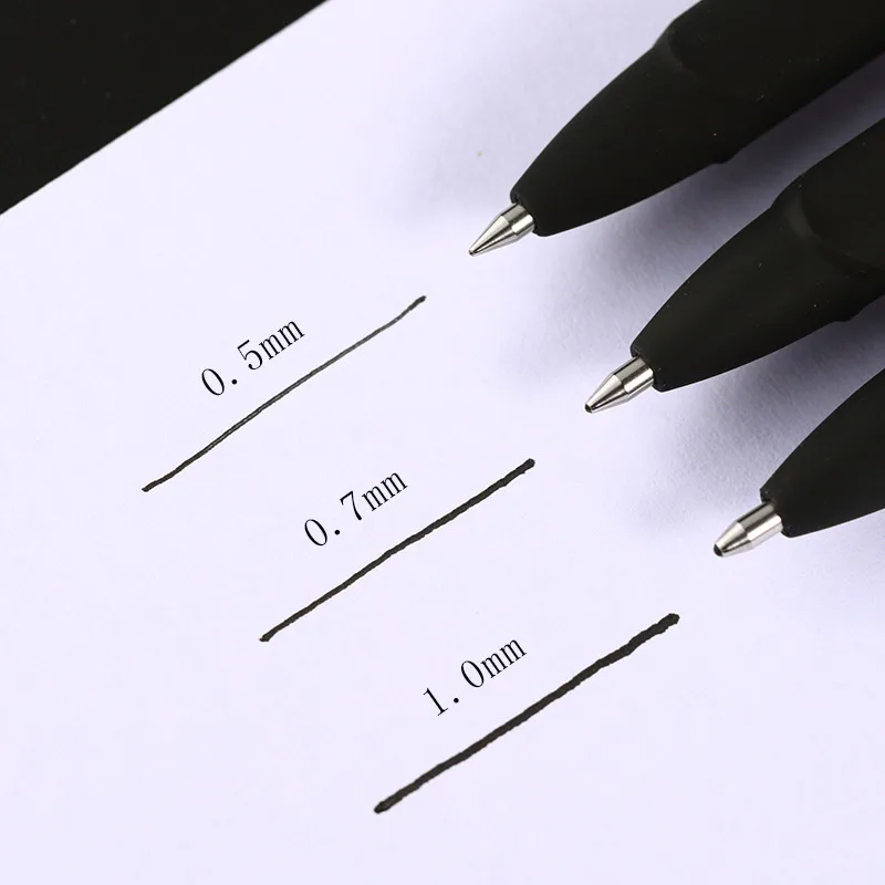 0.5/0.7/1.0mm 대용량 사무실 비즈니스 젤 펜 - Stationery Supply Business 리뷰 및 가격