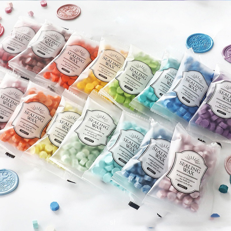 100개 왁스 씰 비즈, 씰용 씰링 왁스, 씰용 래커  - Wax Seal Stamp Kit 리뷰 및 가격