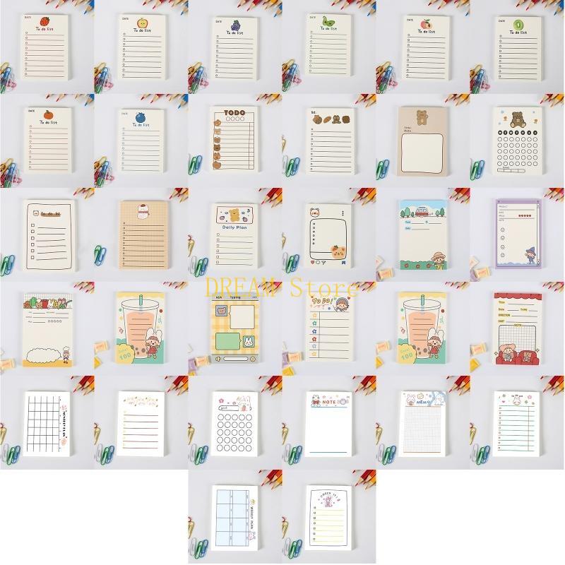 찢을 수 있는 끈적이지 않는 메모 과일 손 계정 메모  - Office Stationery Supply List 리뷰 및 가격