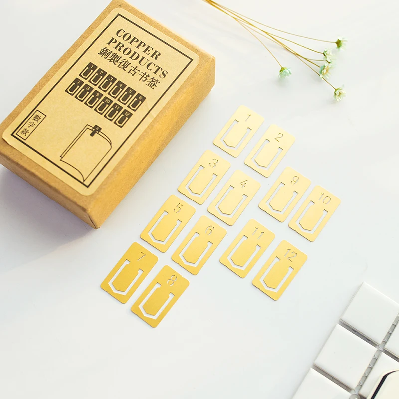 빈티지 구리 책갈피 미니 레토 금속 책 마커, 사무실  - Stationery And Office Supply Stores 리뷰 및 가격