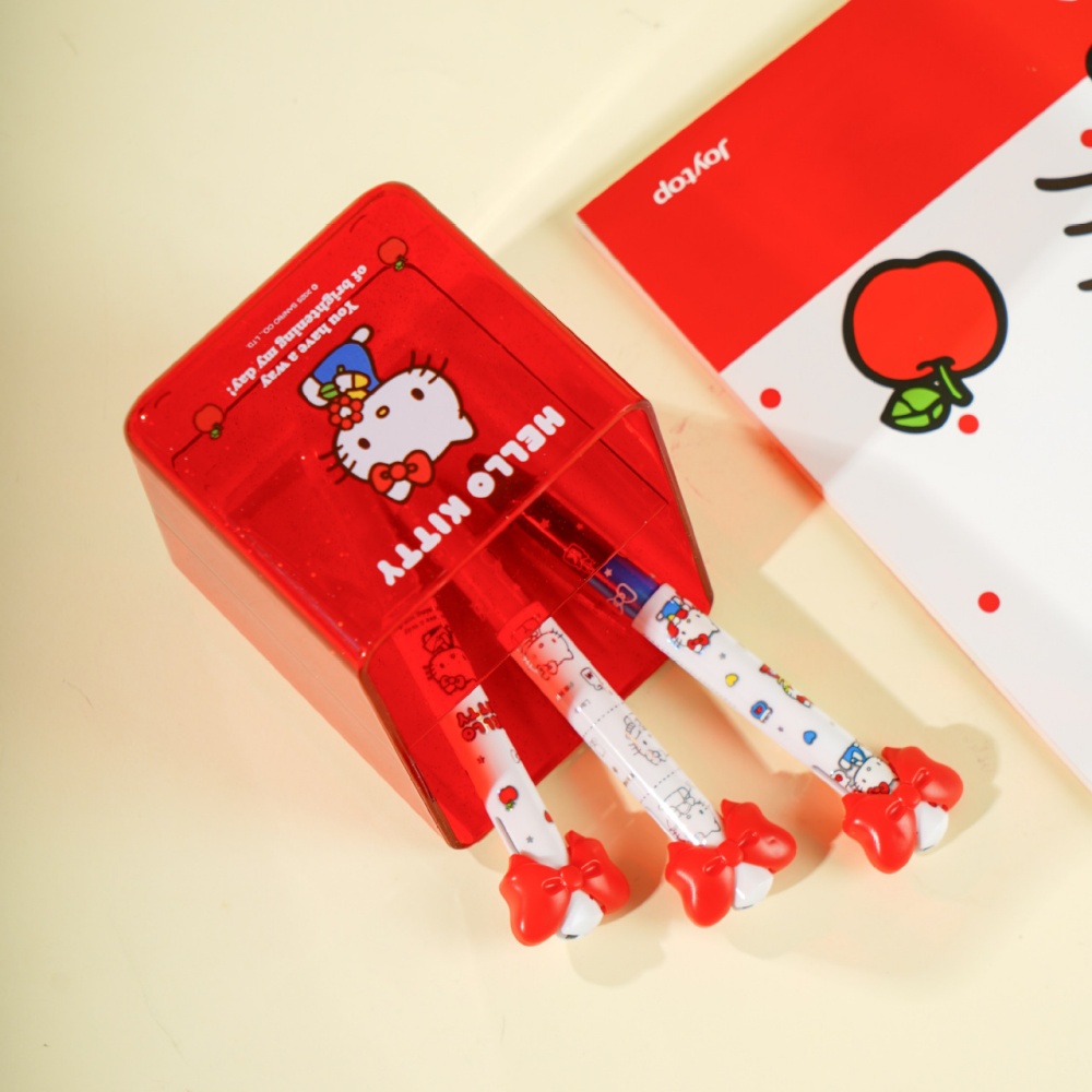 정품 Sanrio Kawaii 펜 홀더 헬로 키티 데스 - Office Supply Office Stationery Items 리뷰 및 가격