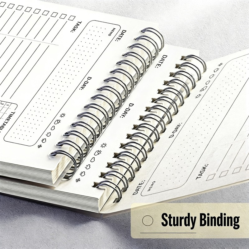2PCS 플래너 아젠다 스파이럴 A5 노트 일정표 일일 - Office Stationery Supply List 리뷰 및 가격
