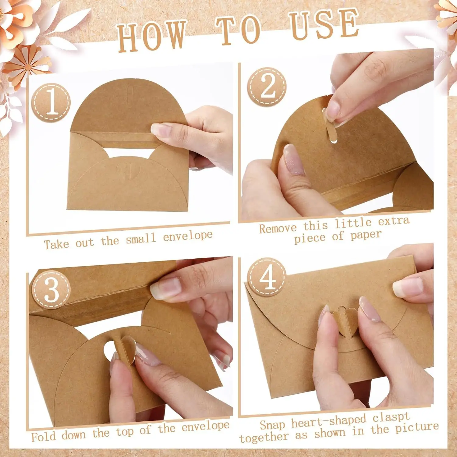 50 개/몫 10.5X7cm 봉투 엽서 창 개방 작은  - Letter Envelope Kraft 리뷰 및 가격