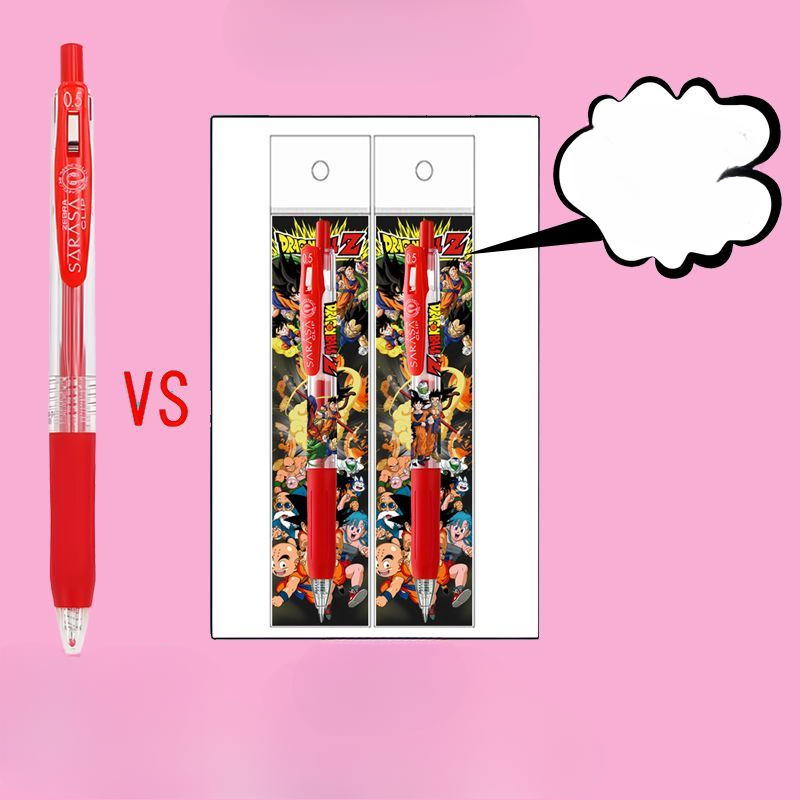 드래곤 볼 레드 젤 펜 크리 에이 티브 기능 높은 가치 - Office Supply Office Stationery Items 리뷰 및 가격