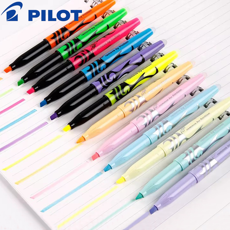 6/12pcs 일본 파일럿 프릭션 지울 수 있는 형광펜 - Pilot Pen Frixion 리뷰 및 가격