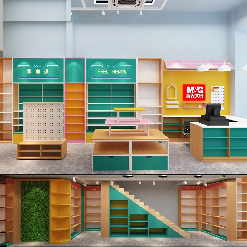 맞춤형 문구점 디자인 선반 맞춤형 펜꽂이 서점 사무용품 - Stationery And Office Supply Stores 리뷰 및 가격