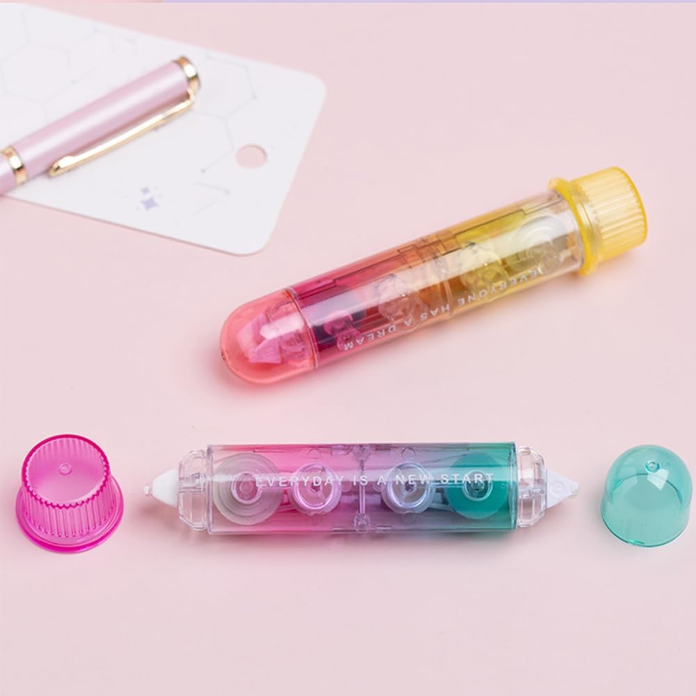 4 팩 2 In1 화이트 아웃 수정 테이프 및 접착 도 - Correction Tape Roller 리뷰 및 가격