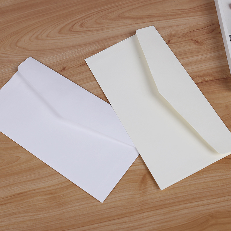 클래식 종이 봉투 화이트 블랙 크래프트 빈 종이 창 봉 - Letter Envelope Kraft 리뷰 및 가격