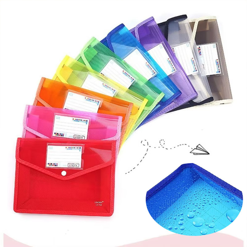 1-10PCS 방수 A4 A5 스냅 버튼 파일 폴더 학 - Is Stationery Office Supply 리뷰 및 가격