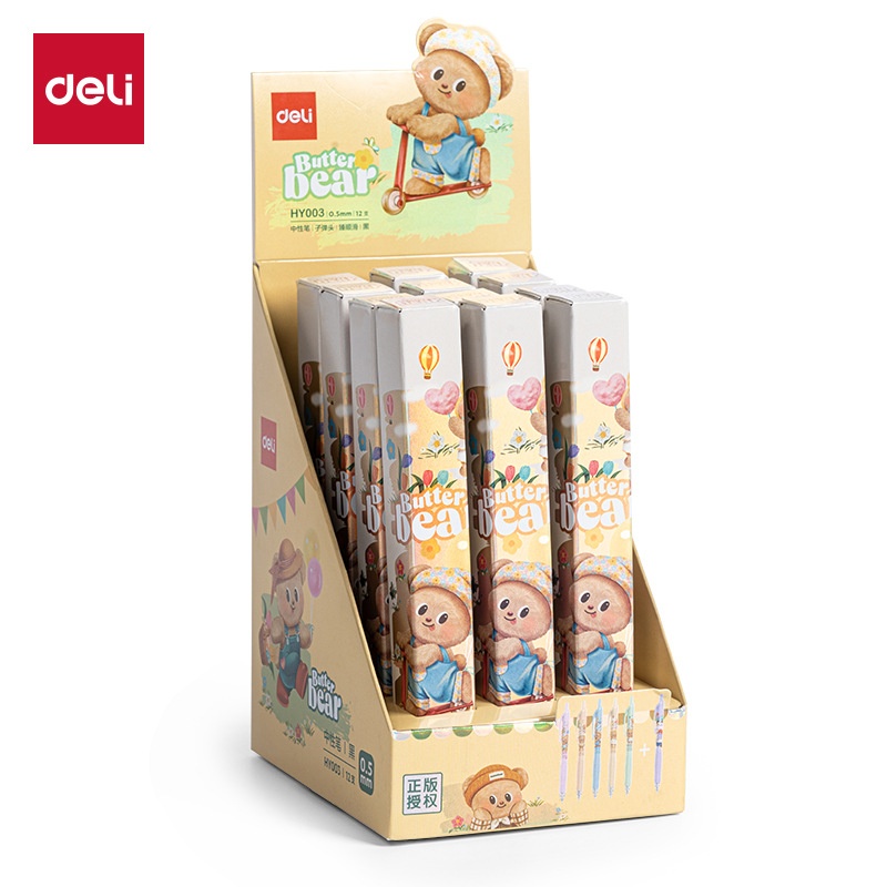 재고 있음 델리 12개입 중성펜 블라인드 박스 0.5m - Office Supply Office Stationery Items 리뷰 및 가격