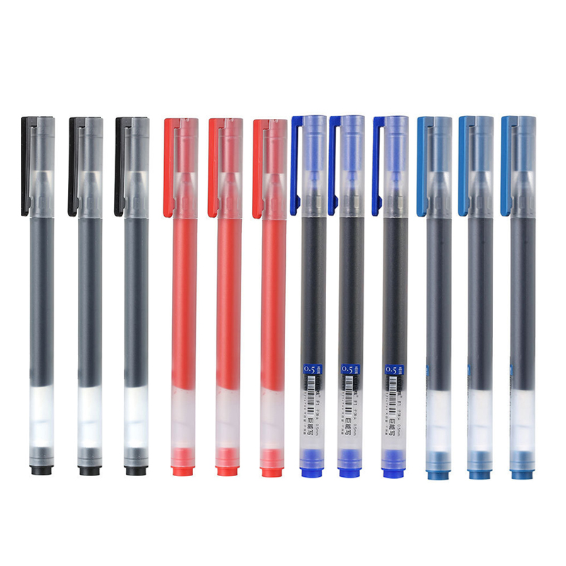 12/6 개/몫 젤 펜 0.5MM 잉크 슈퍼 내구성 로 - Stationery Supply Business 리뷰 및 가격