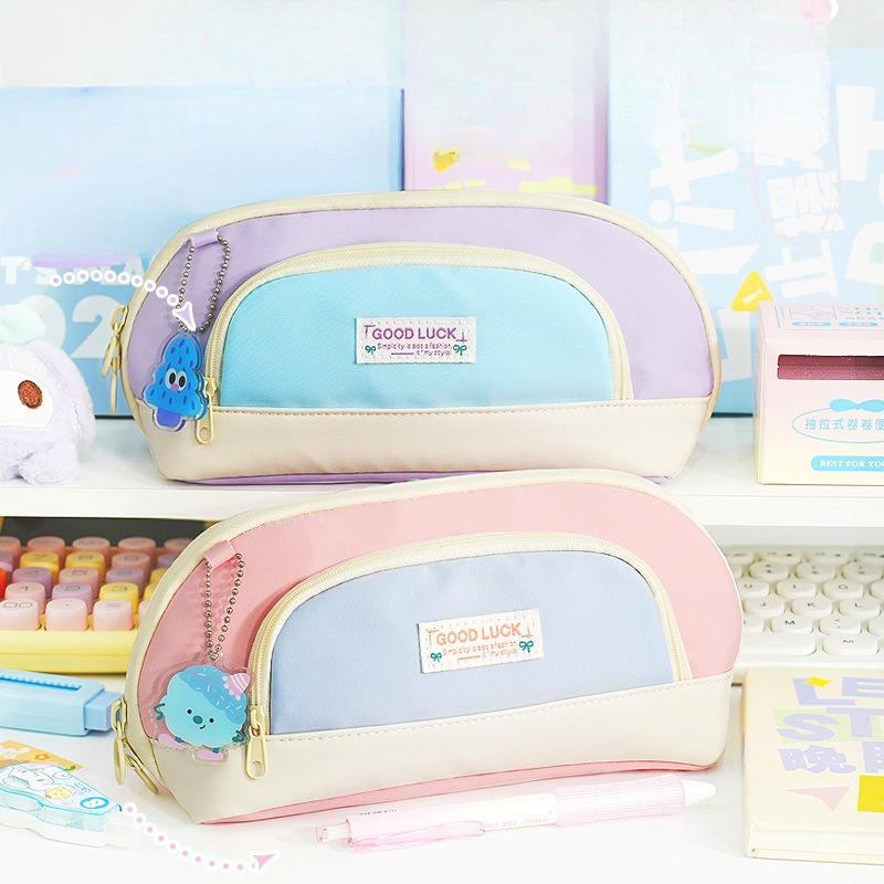 연필 가방 대형 오프닝 디자인 파티션 보관 학생 연필  - Stationery Office And School Supply Stores 리뷰 및 가격