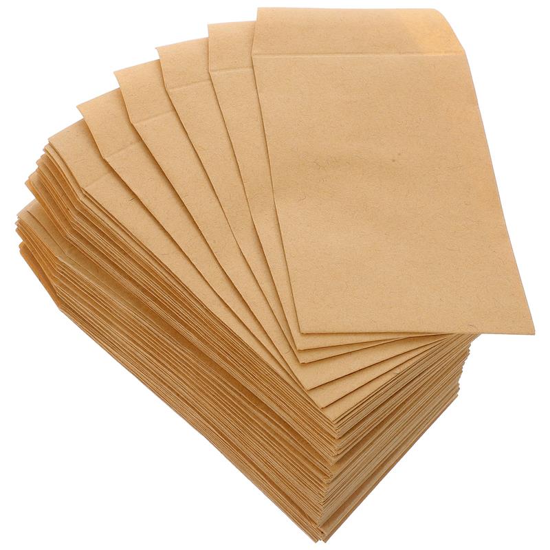 100Pcs 작은 크래프트 씨앗 봉투 동전 스탬프 버튼 - Letter Envelope Kraft 리뷰 및 가격