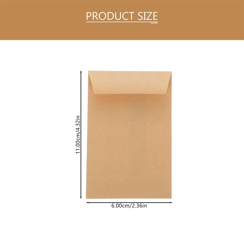 100Pcs 작은 크래프트 씨앗 봉투 동전 스탬프 버튼 - Letter Envelope Kraft 리뷰 및 가격