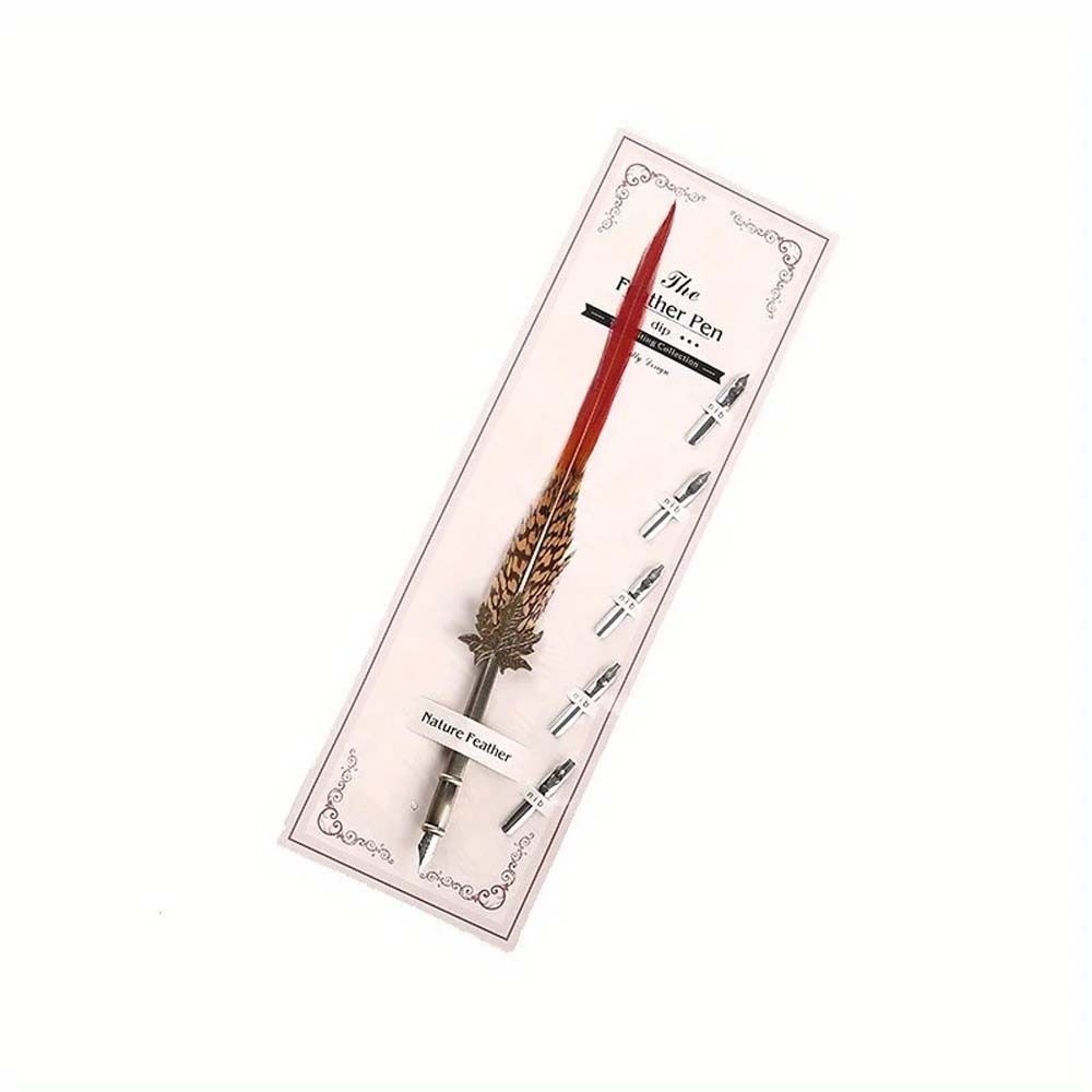 유럽 ​​빈티지 공작 깃털 펜 만년필 물에 담근 서명  - Fountain Pen Ink 리뷰 및 가격