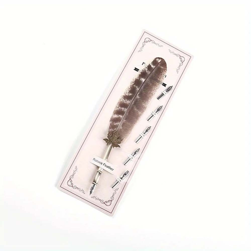유럽 ​​빈티지 공작 깃털 펜 만년필 물에 담근 서명  - Fountain Pen Ink 리뷰 및 가격