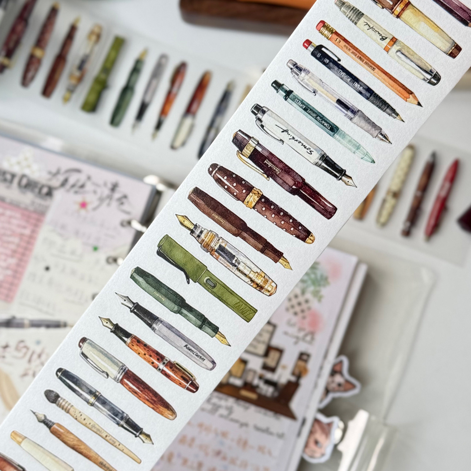 DengDeng Studio 빈티지 드리미 펜 컬렉션  - Washi Tape Set 리뷰 및 가격