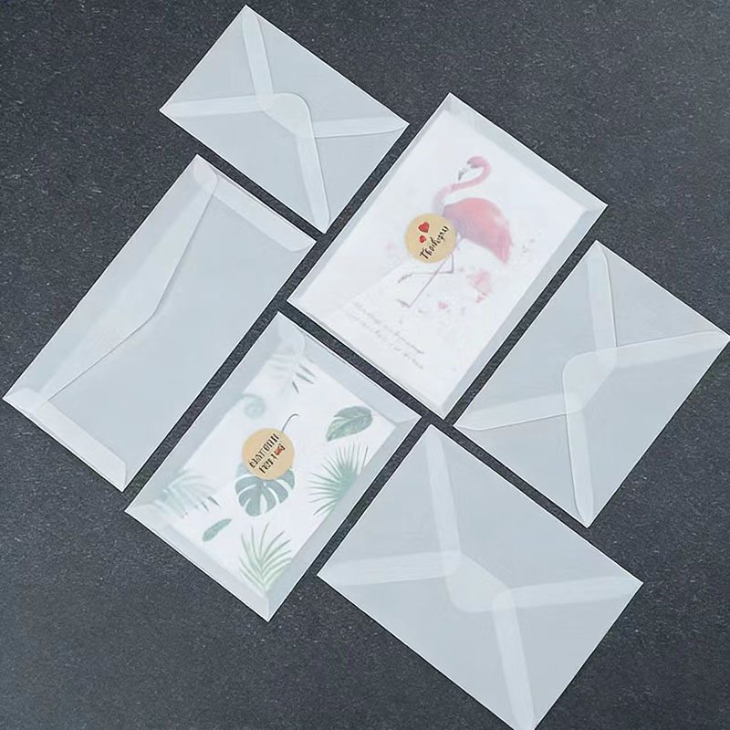 50pcs 반투명 빈 봉투 엽서, 메시지 편지, 비즈니 - Letter Envelope Kraft 리뷰 및 가격