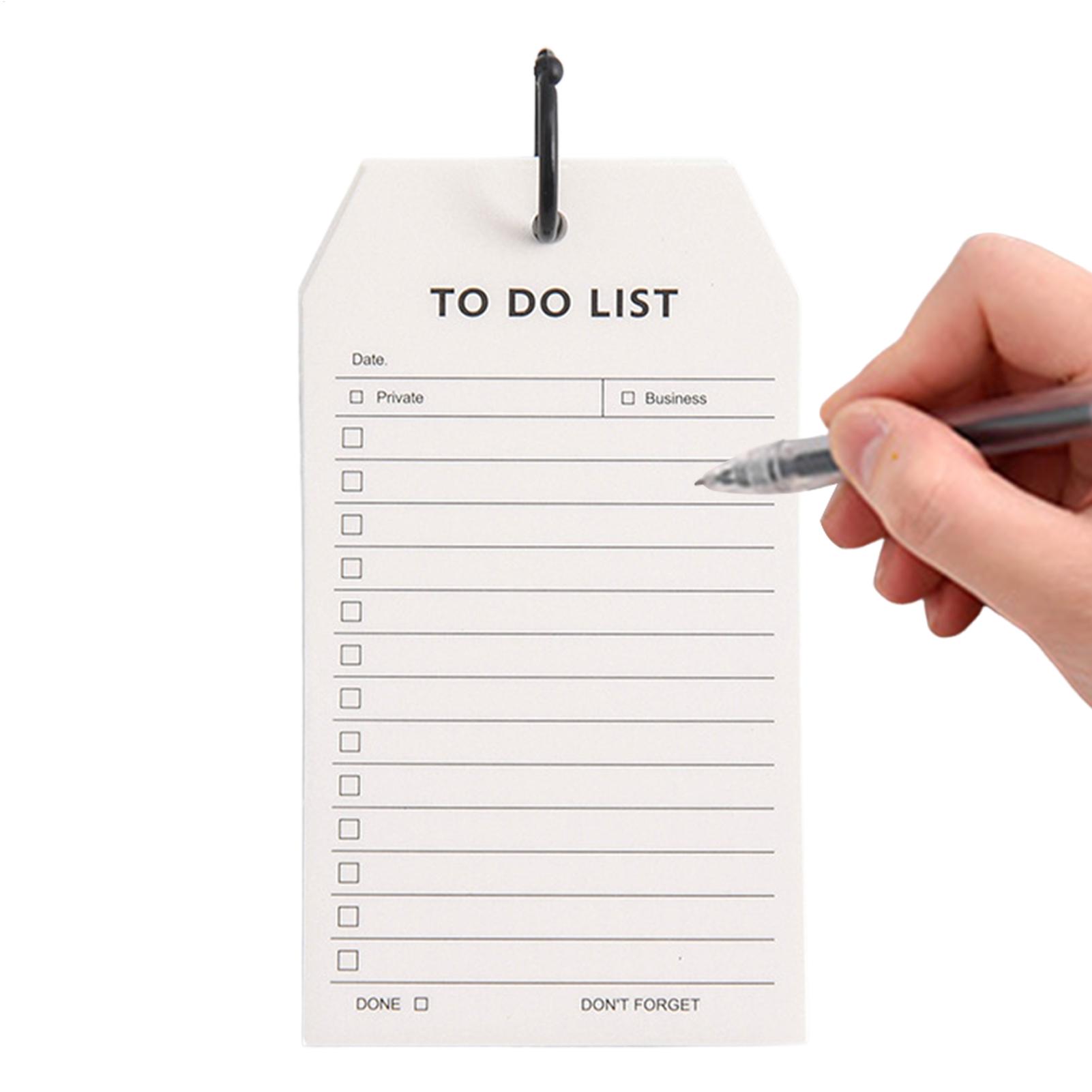 휴대용 메모장 할 일 목록 일일 일정 메모장 52매 스 - Office Stationery Supply List 리뷰 및 가격