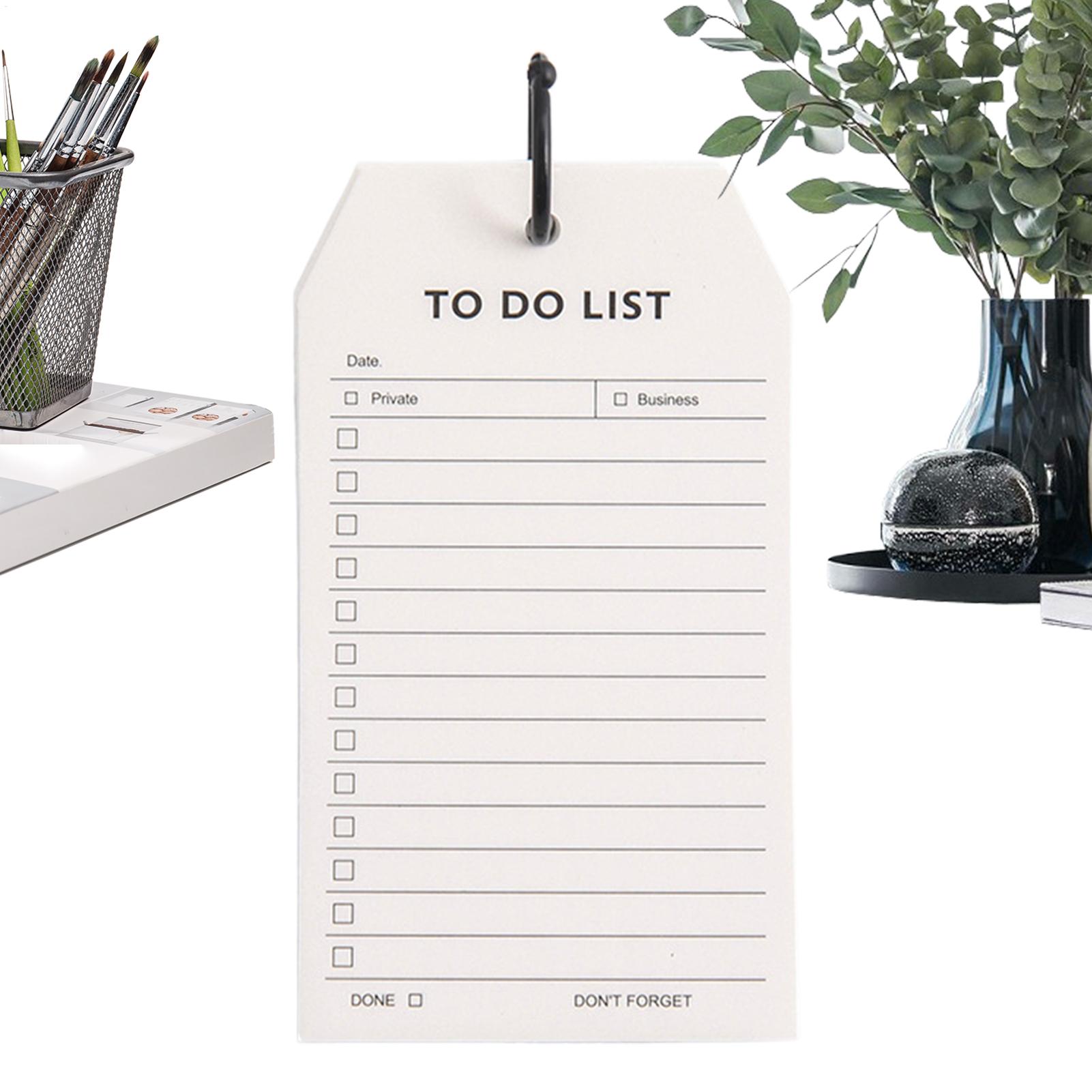 휴대용 메모장 할 일 목록 일일 일정 메모장 52매 스 - Office Stationery Supply List 리뷰 및 가격
