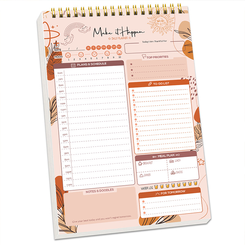 플래너 아젠다 스파이럴 A5 노트 일정표 일일 계획 할 - Office Stationery Supply List 리뷰 및 가격