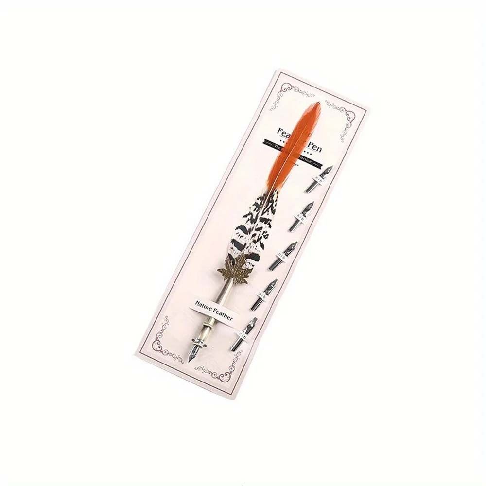 유럽식 빈티지 공작 깃털 펜, 물에 담근 서예용 잉크펜 - Fountain Pen Ink 리뷰 및 가격