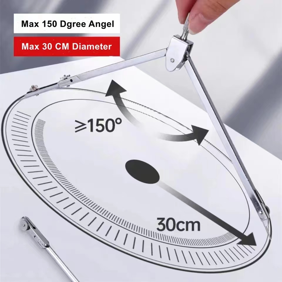 스테인레스 스틸 제도 세트 내구성 드로잉 나침반 수학  - Compass Geometry Set 리뷰 및 가격