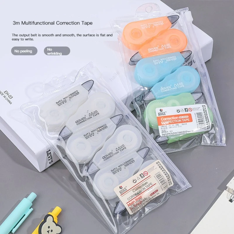 6 개/갑 수정 테이프 프로모션 선물 한국 편지지 귀여 - Correction Tape Roller 리뷰 및 가격