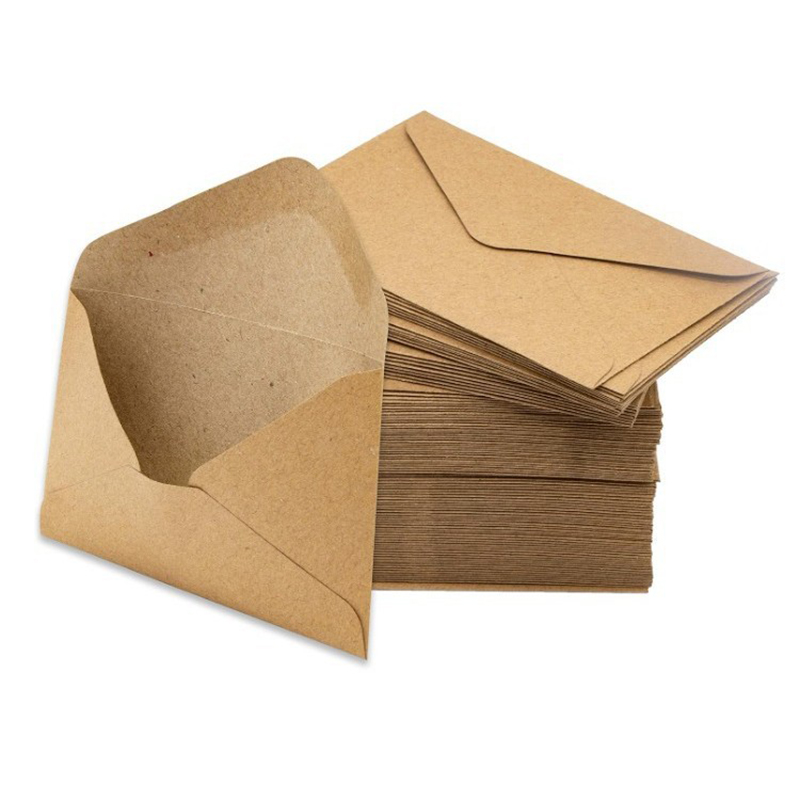 전문가용 대량 크라프트 봉투 10x7cm – 비즈니스  - Letter Envelope Kraft 리뷰 및 가격