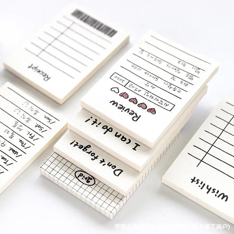 미니 노트북 편리한 메모 패드 목록, 시간 스티커 메모 - Office Stationery Supply List 리뷰 및 가격
