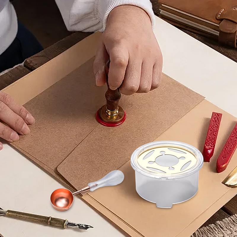 씰링 왁스 키트 씰링 왁스 멜터 스푼 히터 키트 녹는  - Wax Seal Stamp Kit 리뷰 및 가격