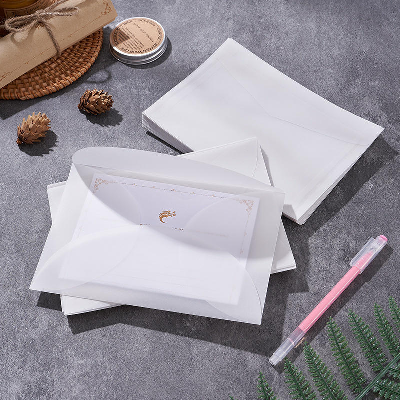 50 개/몫 초대장용 빈 반투명 봉투 엽서 유럽 선물  - Letter Envelope Kraft 리뷰 및 가격