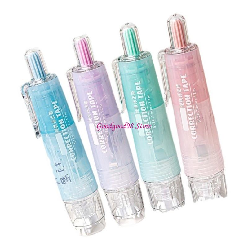 4pcs 5mm 흰색 아웃 교정 테이프 총 24m 학교 - Correction Tape Roller 리뷰 및 가격