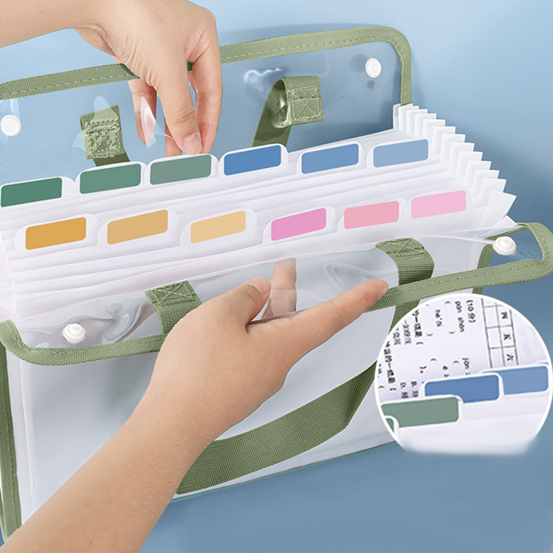 13 레이어 A4 파일 폴더 보관 주최자 가방 사무용품 - Is Stationery Office Supply 리뷰 및 가격