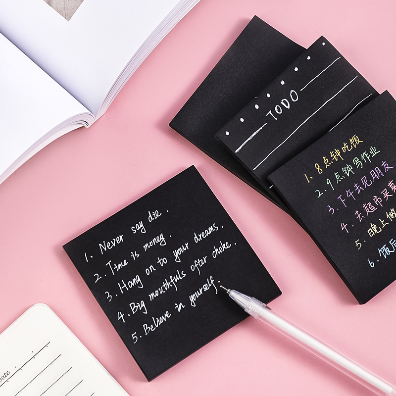 블랙앤타임즈 스티키 노트 할 일 목록 메모 패드 노트패 - Office Stationery Supply List 리뷰 및 가격