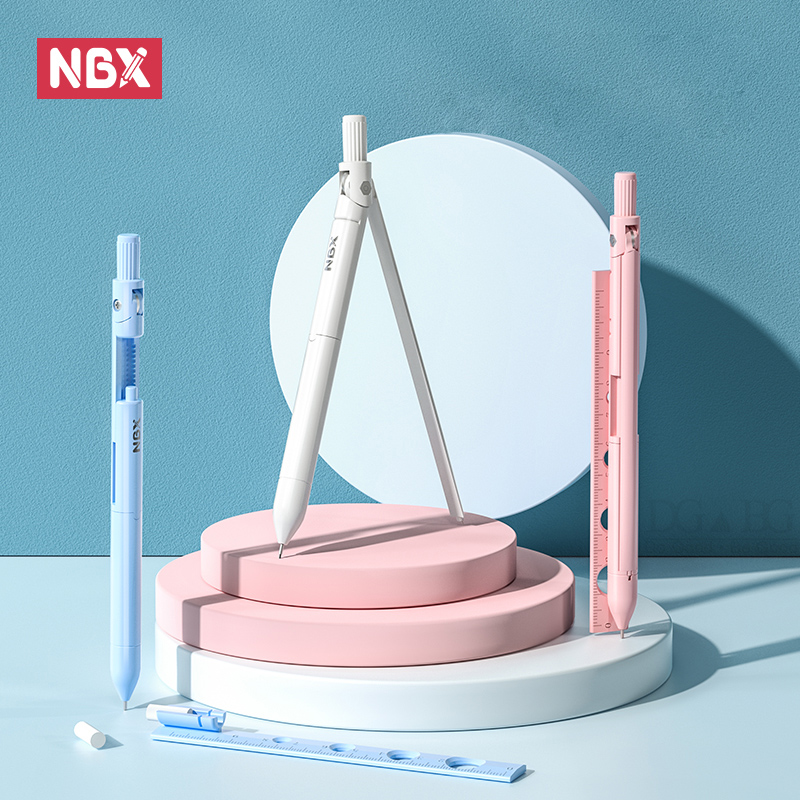NBX 나침반 연필 학교 그리기 도구 눈금자 지우개 세 - Compass Geometry Set 리뷰 및 가격
