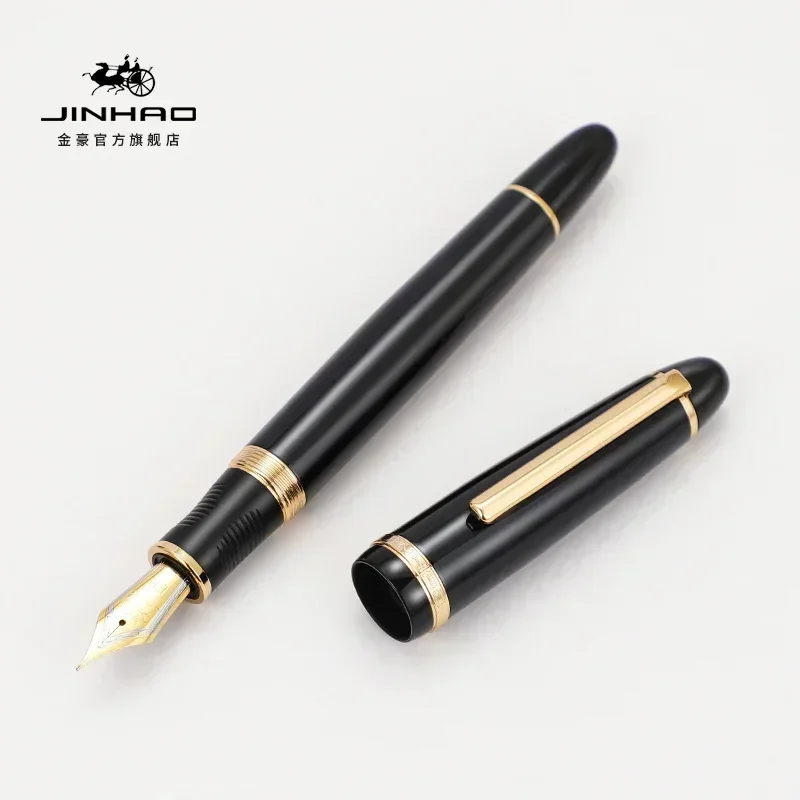 1/5 PCS JINHAO X850 만년필 블랙 골드  - Stationery Supply Business 리뷰 및 가격