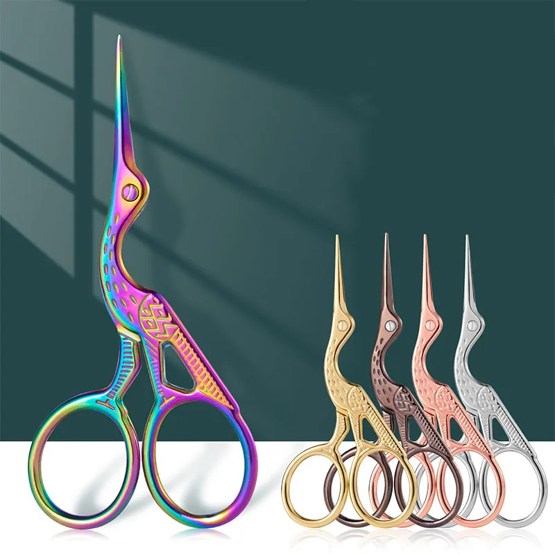 1PC 다채로운 스테인레스 스틸 앤티크 가위, 뜨개질, - Scissors Stainless Craft 리뷰 및 가격