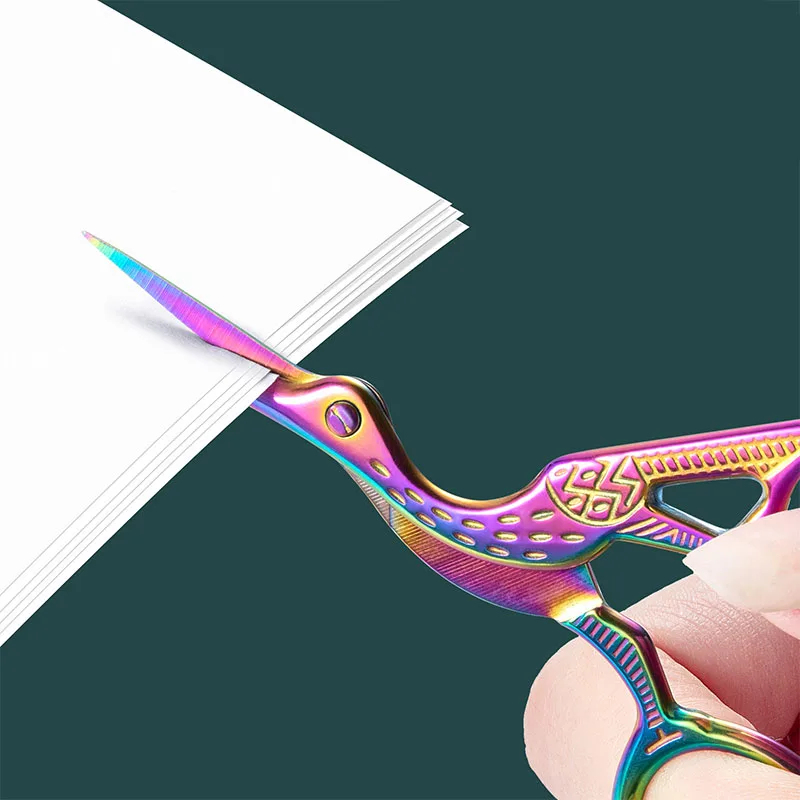 1PC 다채로운 스테인레스 스틸 앤티크 가위, 뜨개질, - Scissors Stainless Craft 리뷰 및 가격